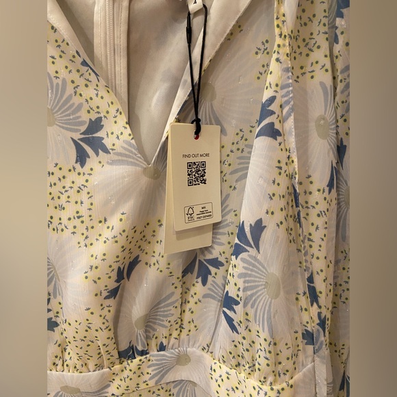 Ted Baker's Suziiee minidress drapes Ted size 4, US 10 - Picture 7 of 8